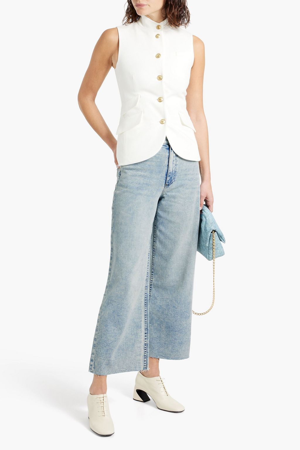 RAG & BONE Andi high-rise wide-leg jeans