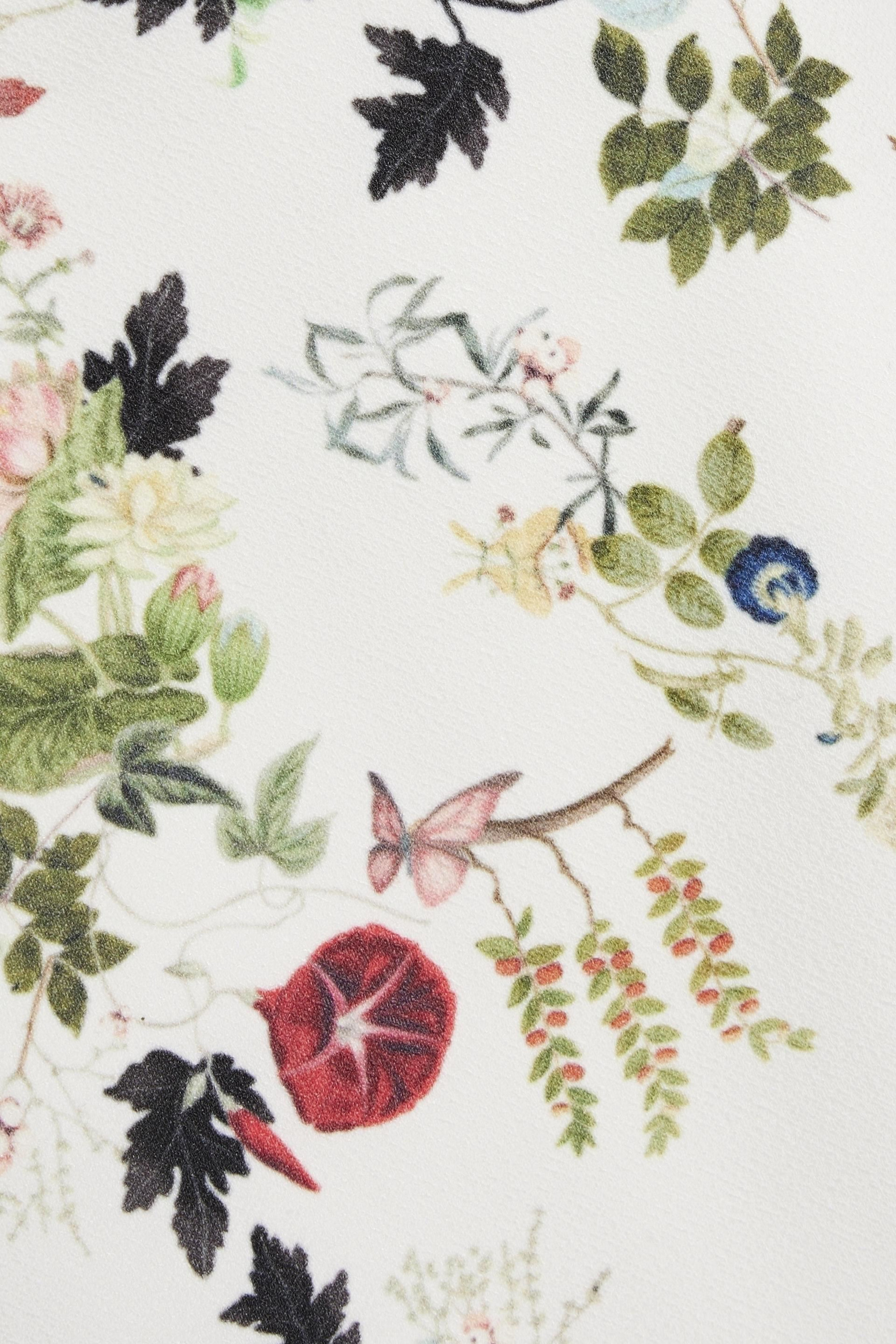 alice + olivia Kelly strapless floral-print crepe mini dress