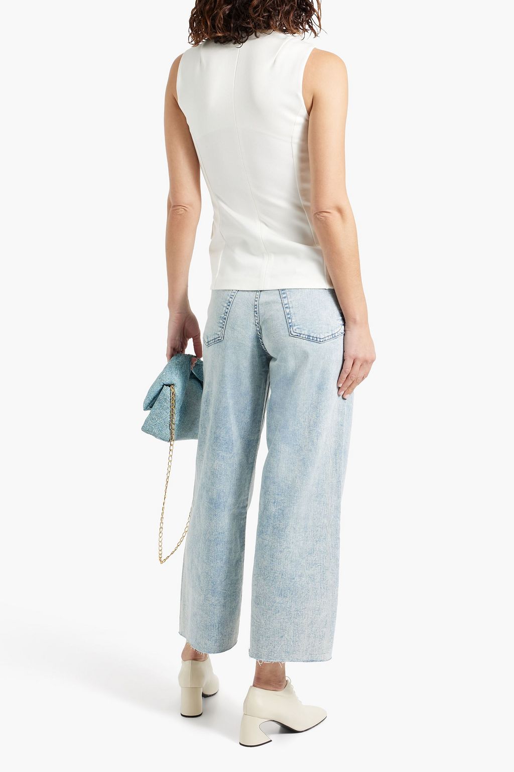 RAG & BONE Slade pinstriped jersey vest