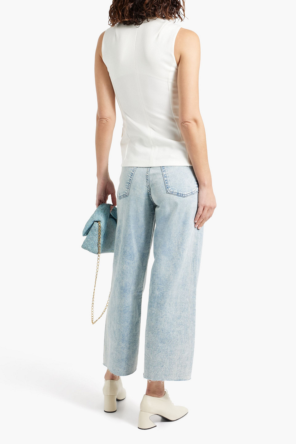 Rag & Bone Slade Button-front Vest In White