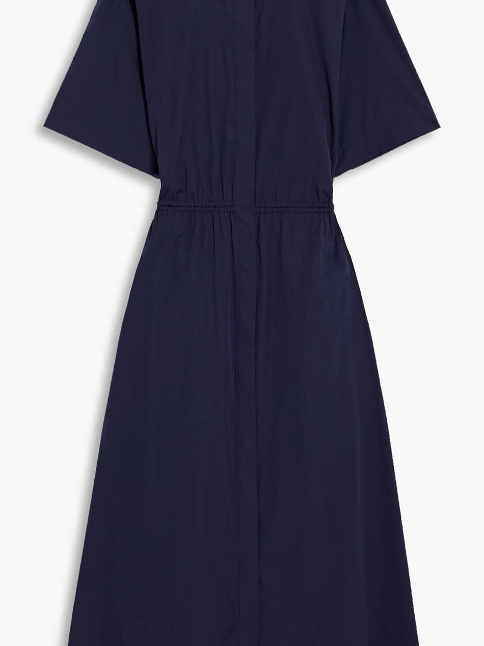 ronan cutout cotton-poplin midi dress