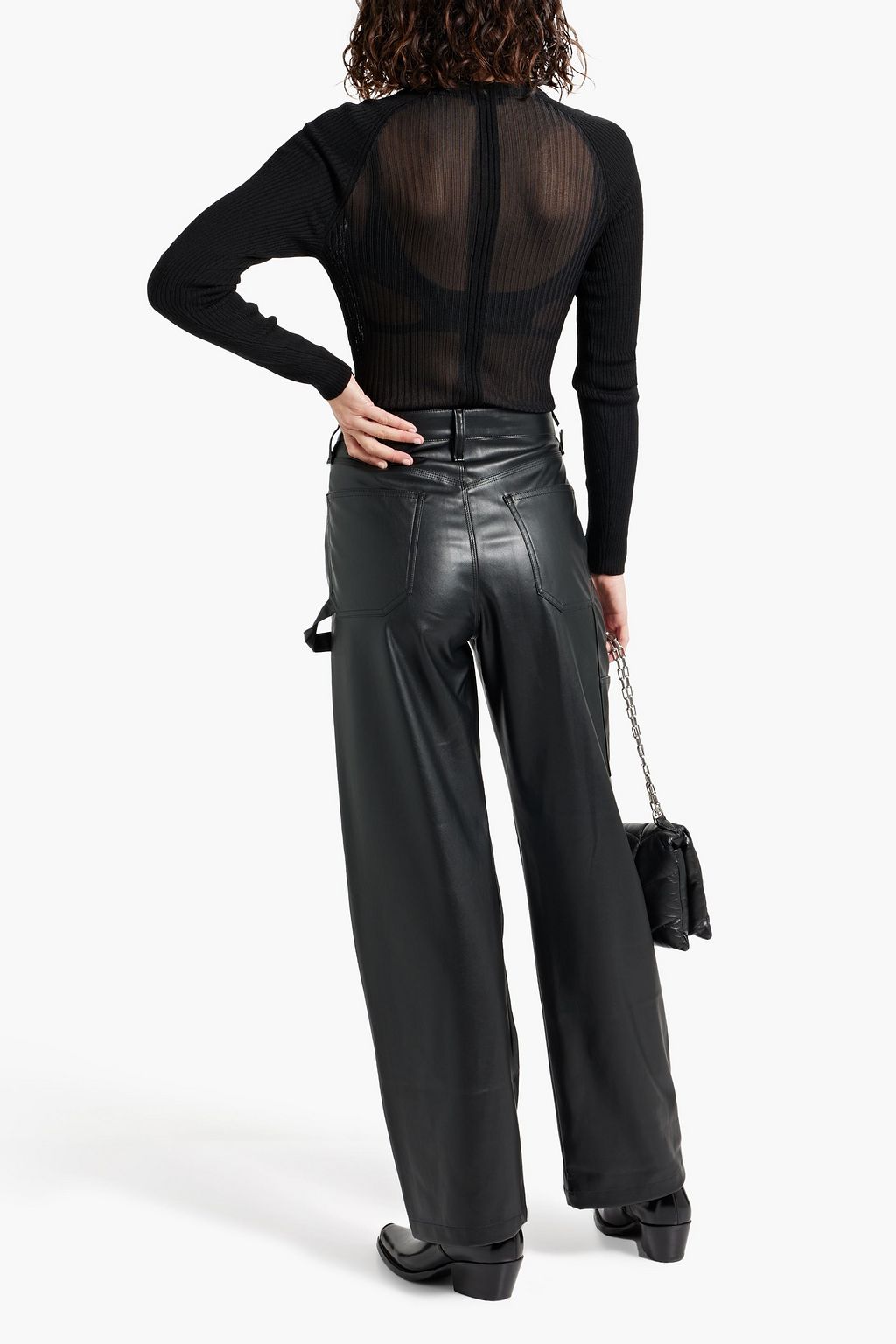 RAG & BONE Ribbed merino wool-blend sweater