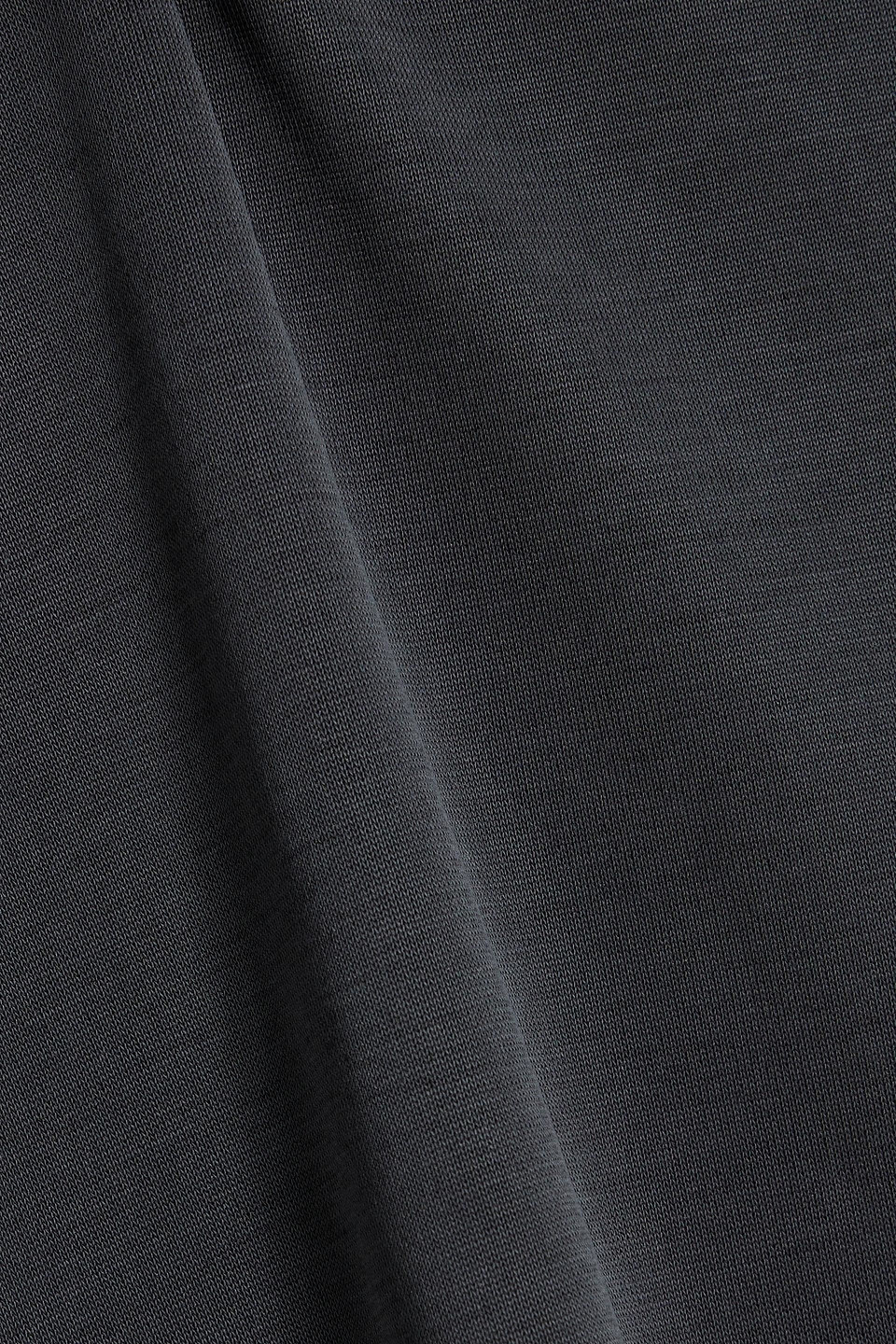 Alice And Olivia Modal-blend Jersey Top In Dark Gray