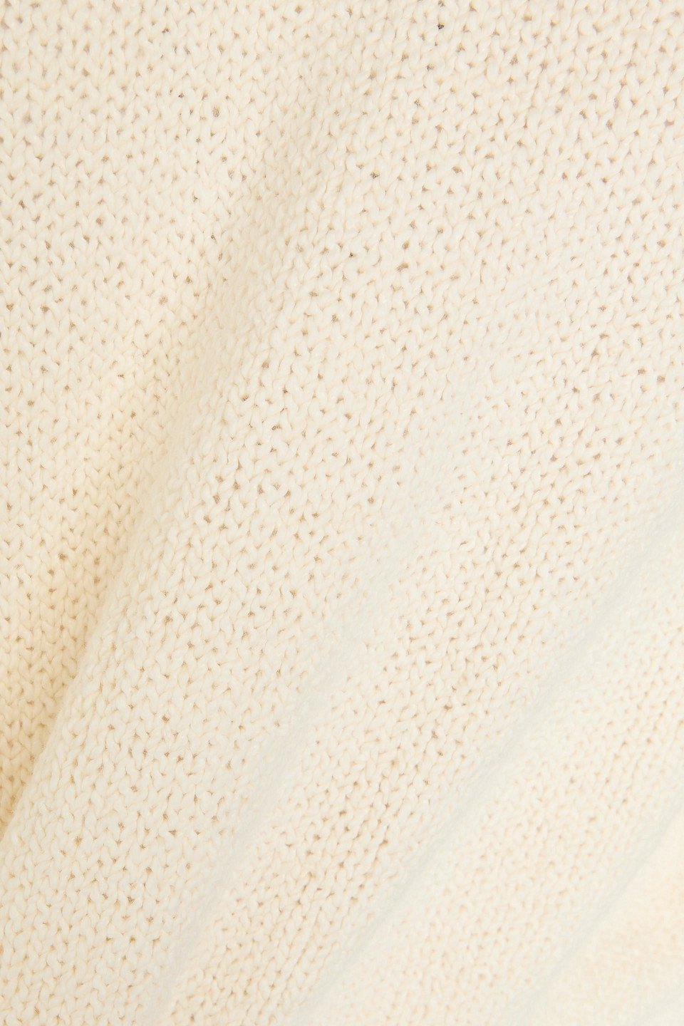 Vince Cotton-blend Sweater In Elfenbein