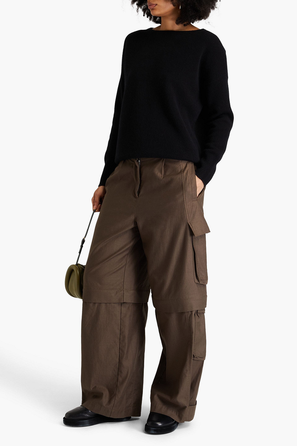 VINCE WOOL AND CASHMERE-BLEND SWEATER