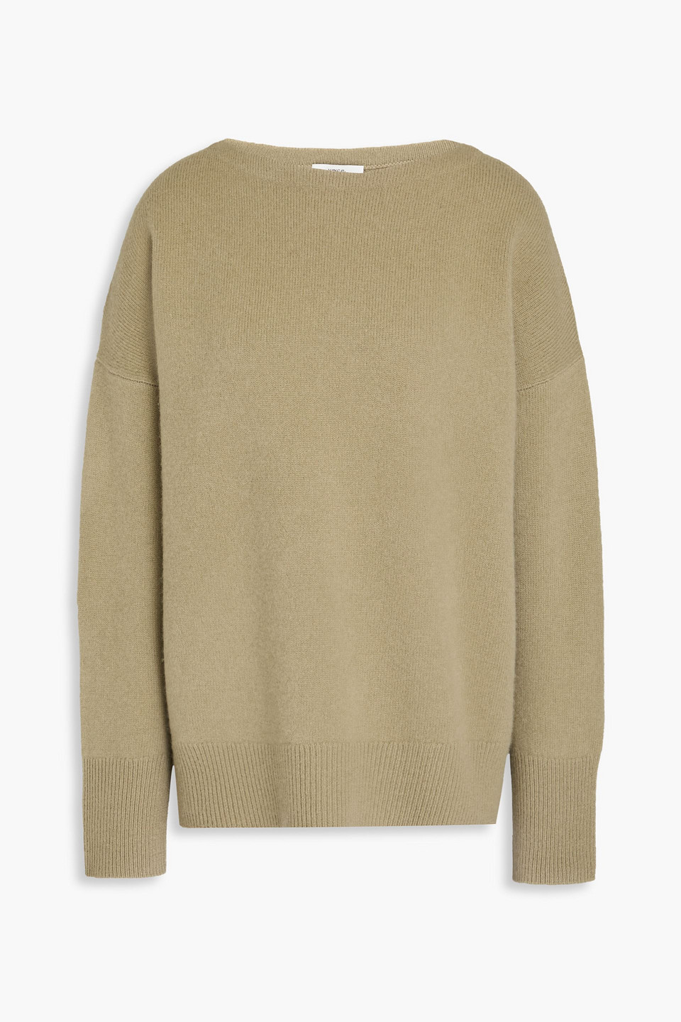 Vince Wool And Cashmere-blend Sweater In Salbeigrün