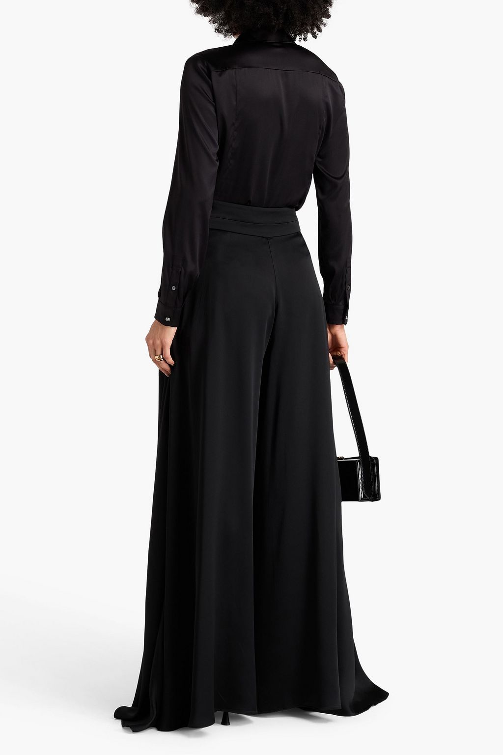 PALMER//HARDING بنطال Radiant من الساتان بأرجل واسعة