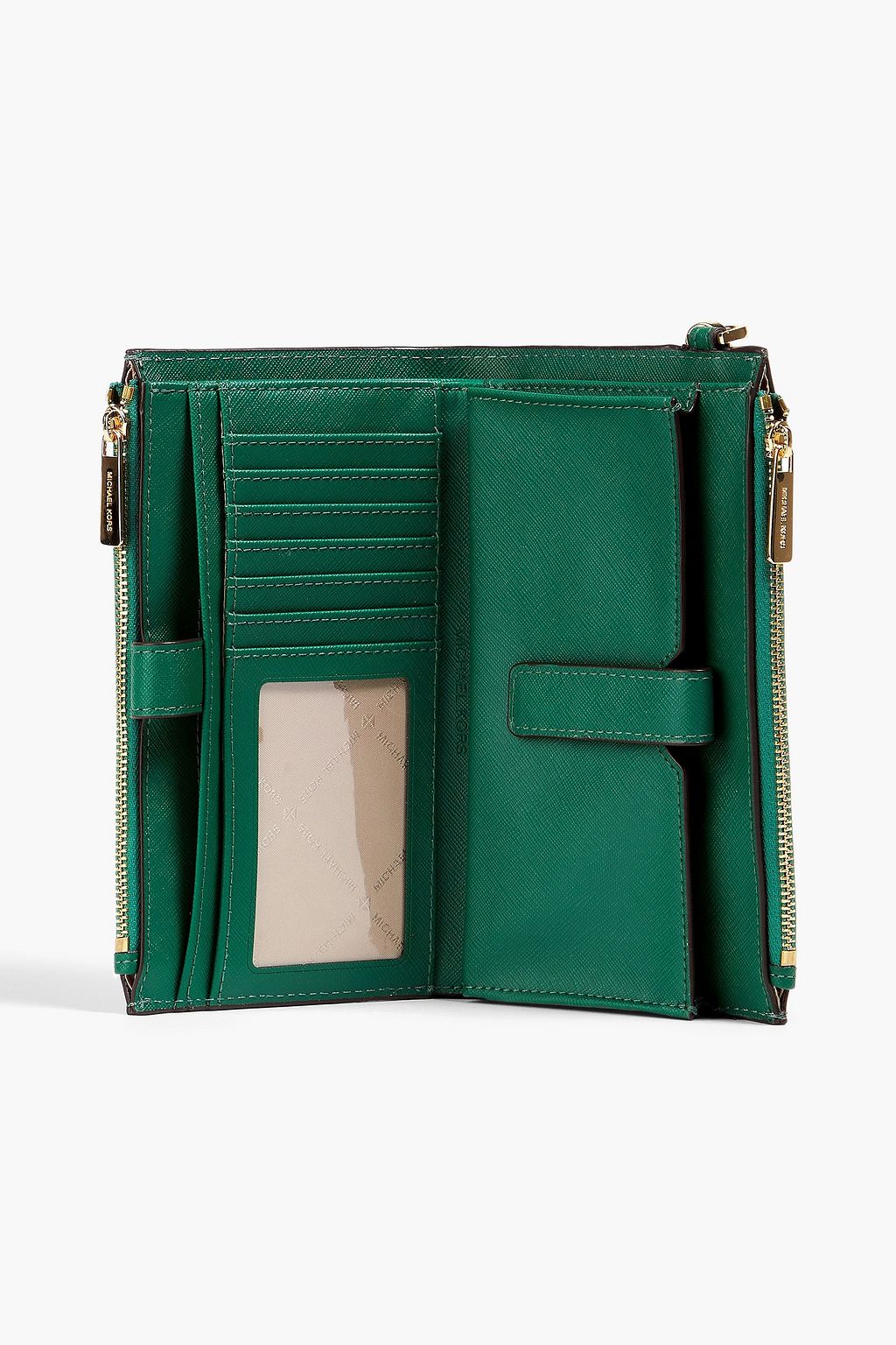 MICHAEL MICHAEL KORS テクスチャードレザー コンチネンタルウォレット