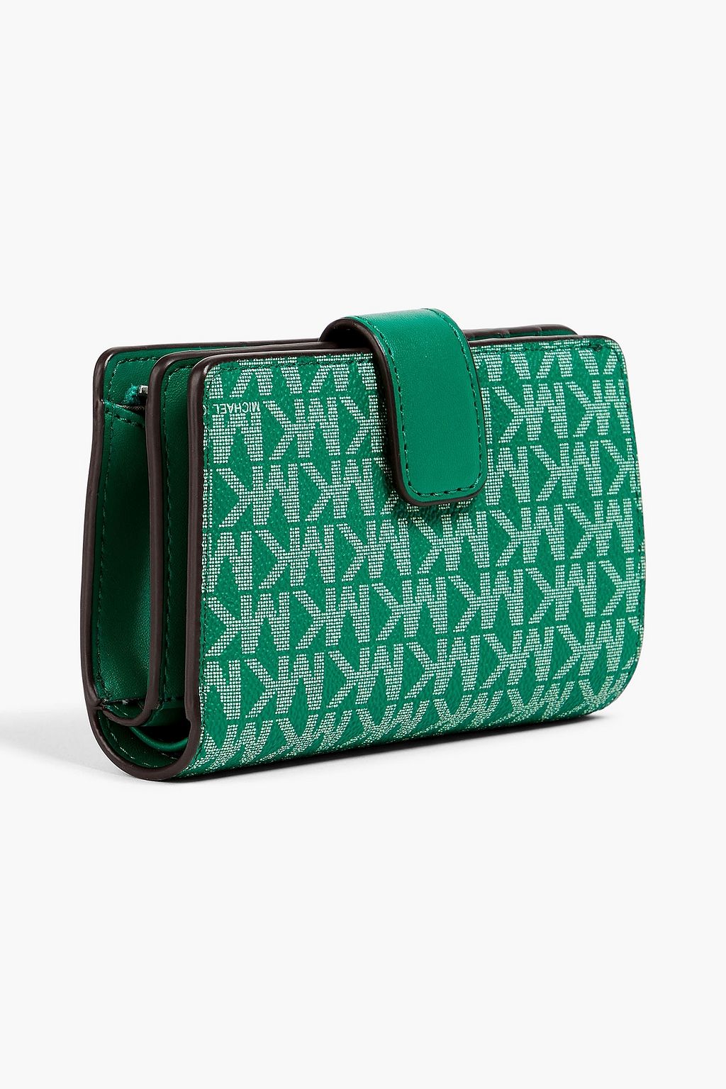 MICHAEL MICHAEL KORS Jet Set logo-print faux textured-leather wallet