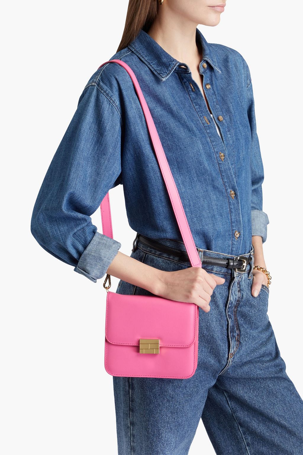 FRAME Le Signature leather shoulder bag