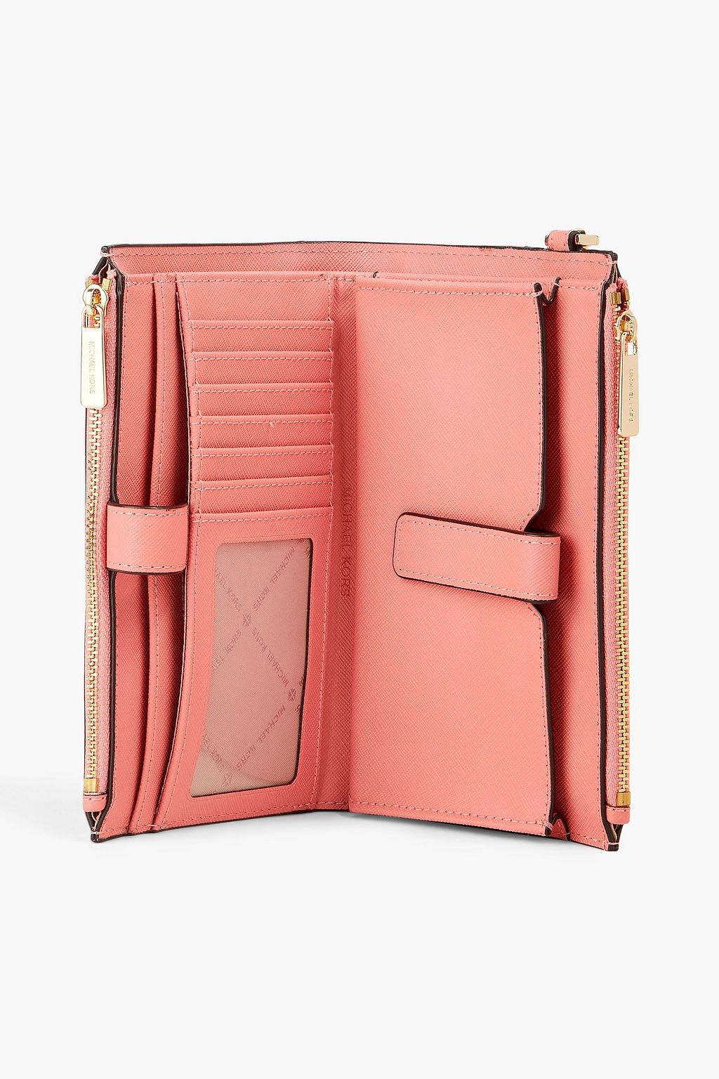 MICHAEL MICHAEL KORS 텍스처드 가죽 컨티넨탈 지갑