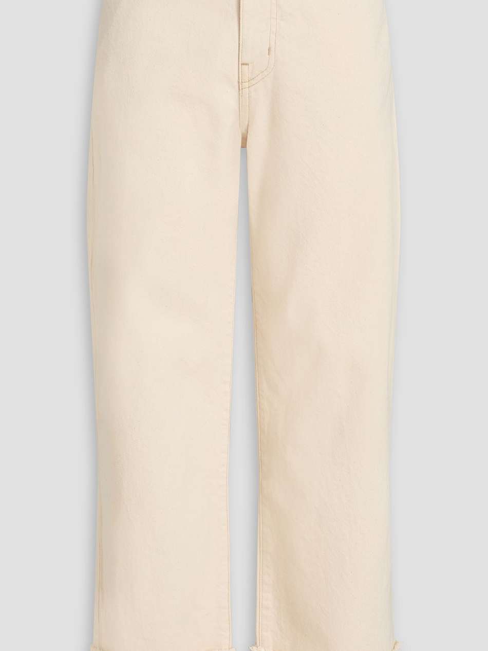 koren high-rise straight-leg jeans