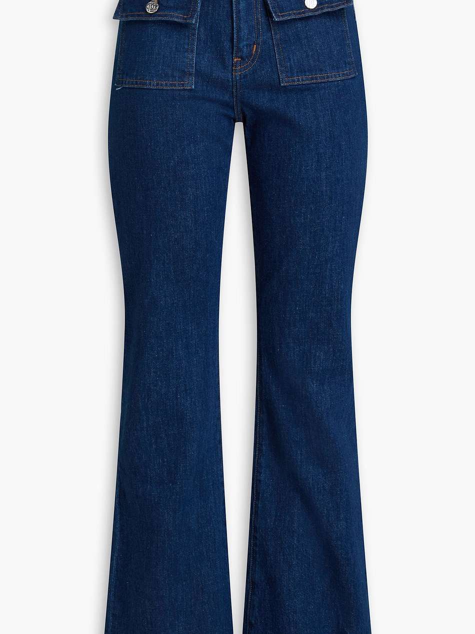 barlow high-rise flared jeans