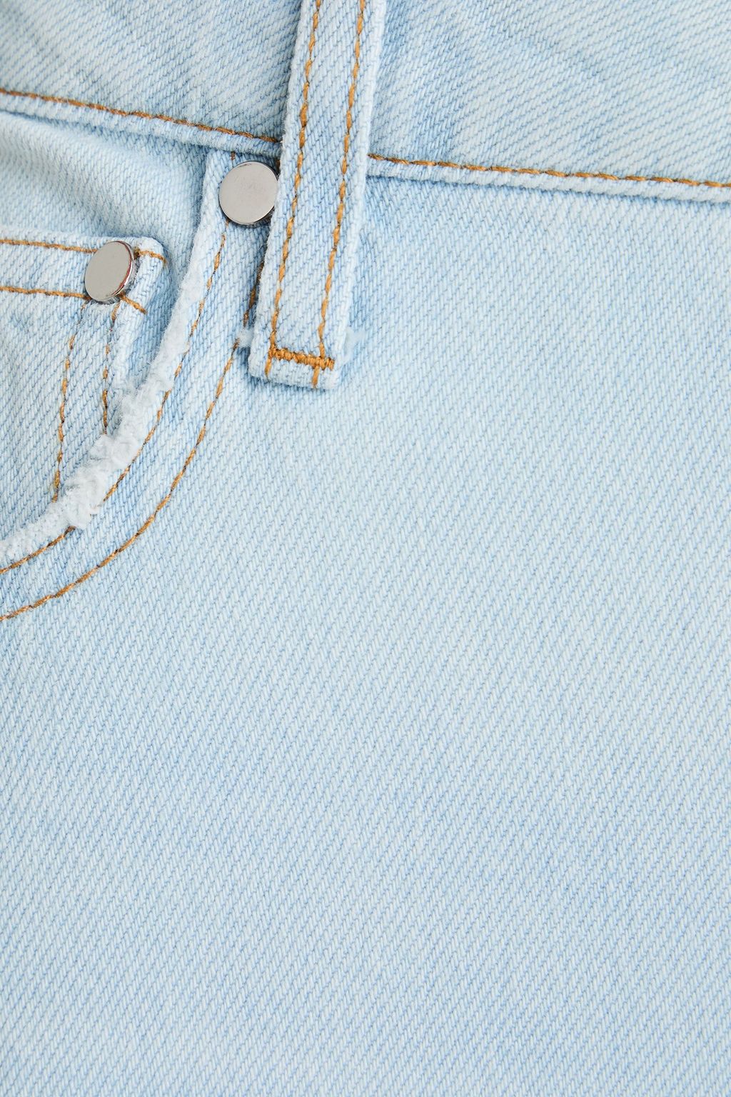 DEREK LAM 10 CROSBY جينز "كورالي" بأرجل واسعة وخصر عالٍ بلون باهت