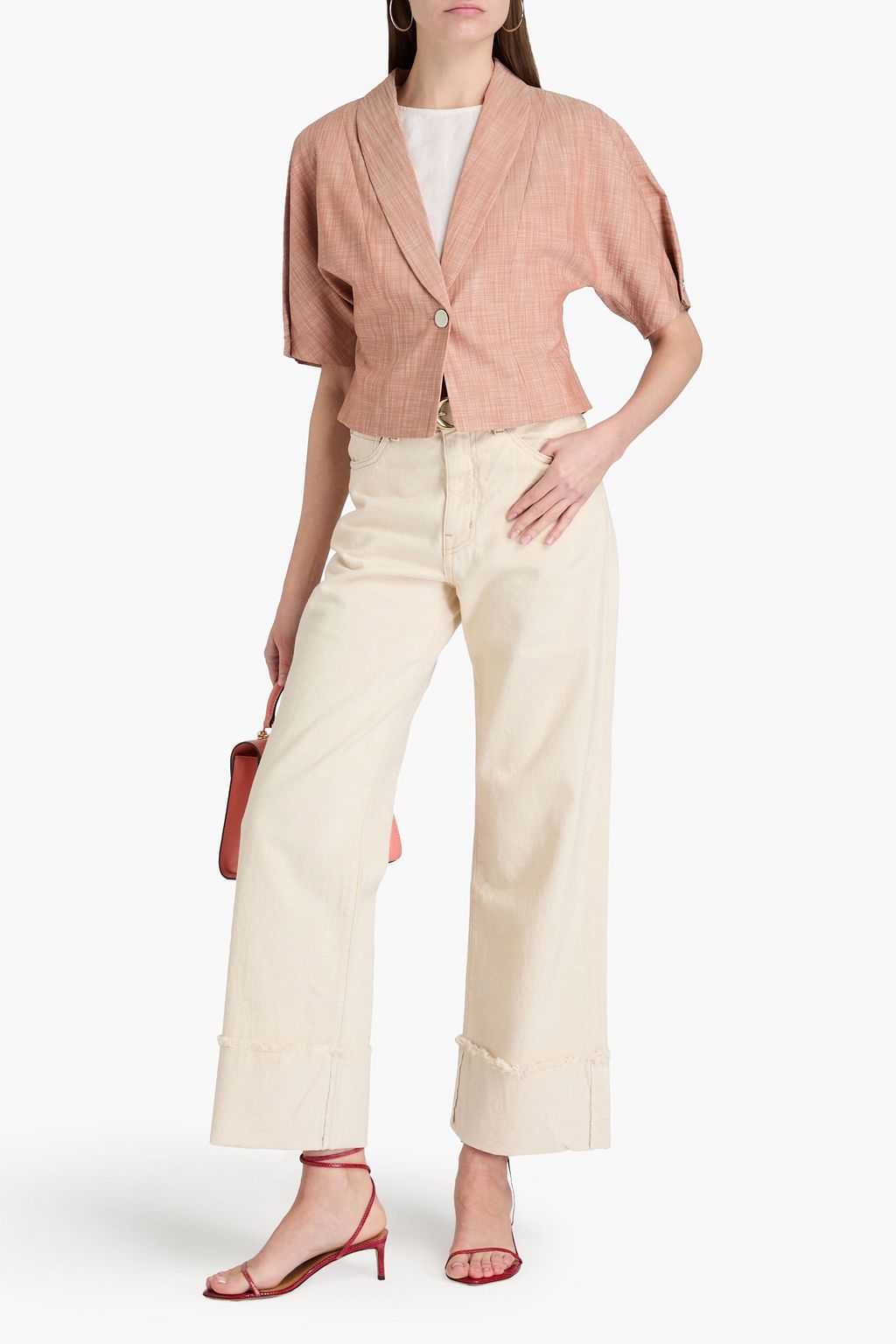 DEREK LAM 10 CROSBY جاكيت "جابرييل" محبوك