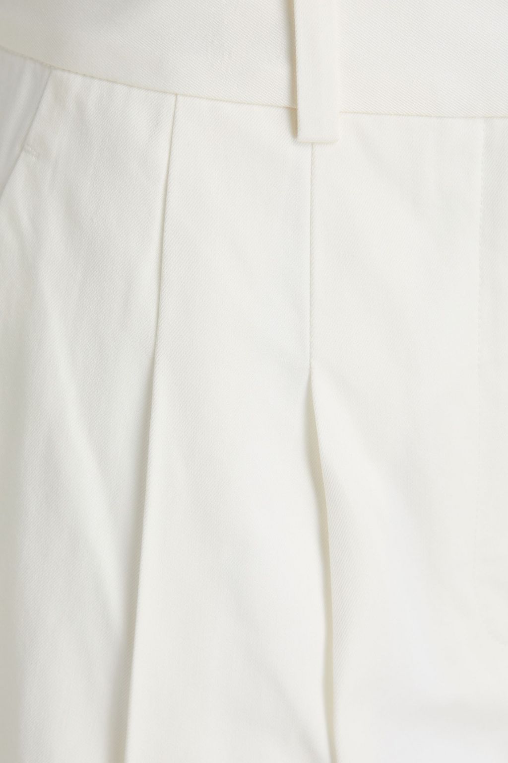 DEREK LAM 10 CROSBY 코튼 텐셀™ 혼방 트윌 와이드 레그 팬츠