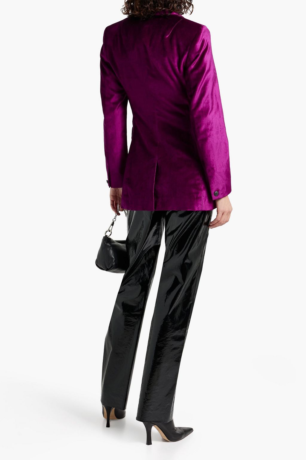 RAG & BONE Opal double-breasted cotton-blend velvet blazer