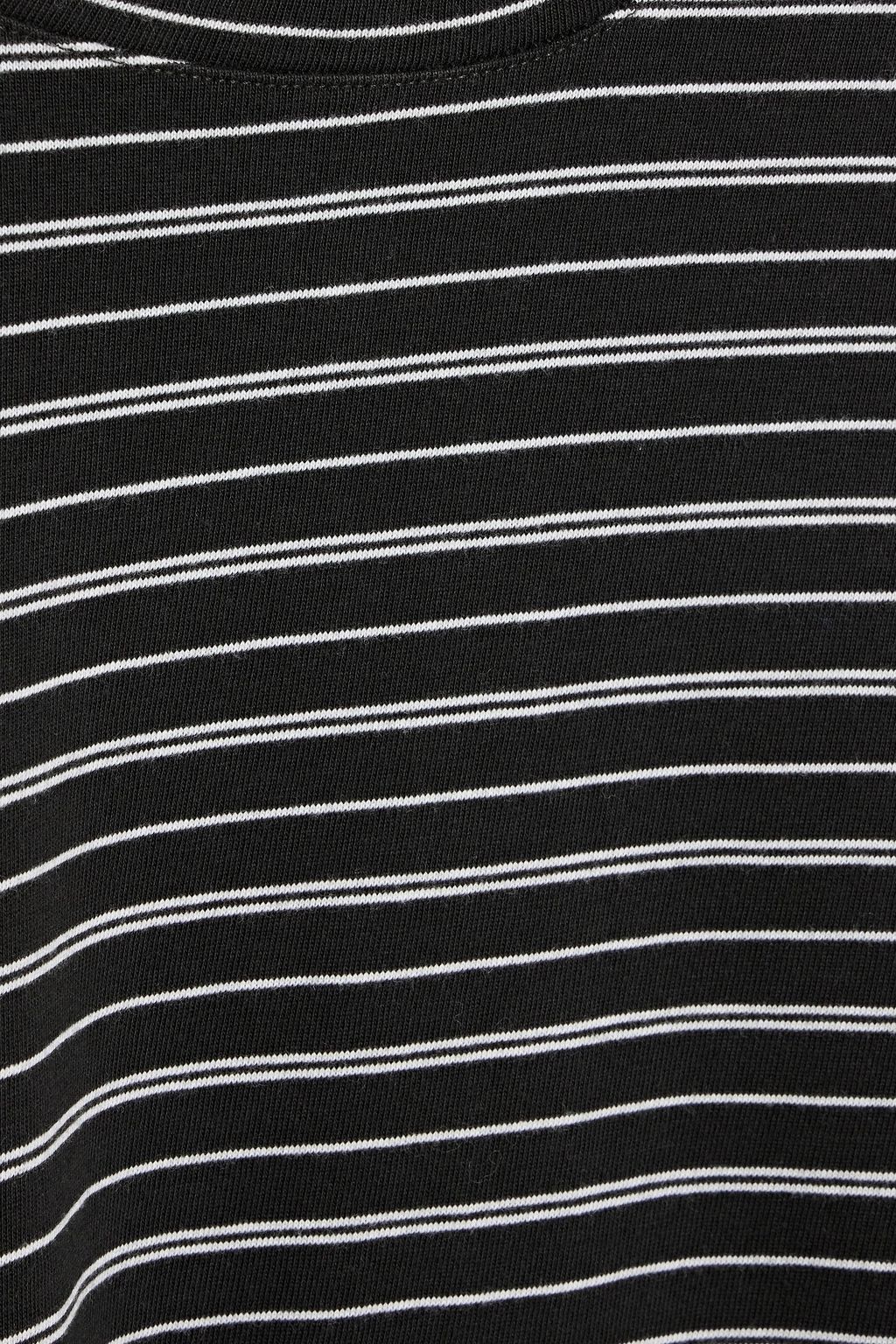 RAG & BONE Striped cotton-jersey mini dress