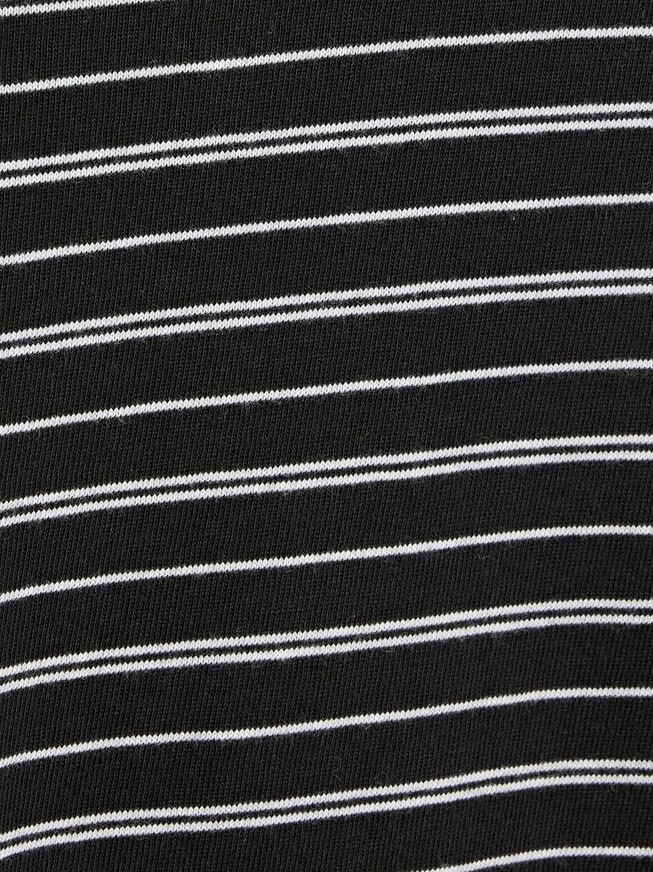 striped cotton-jersey mini dress