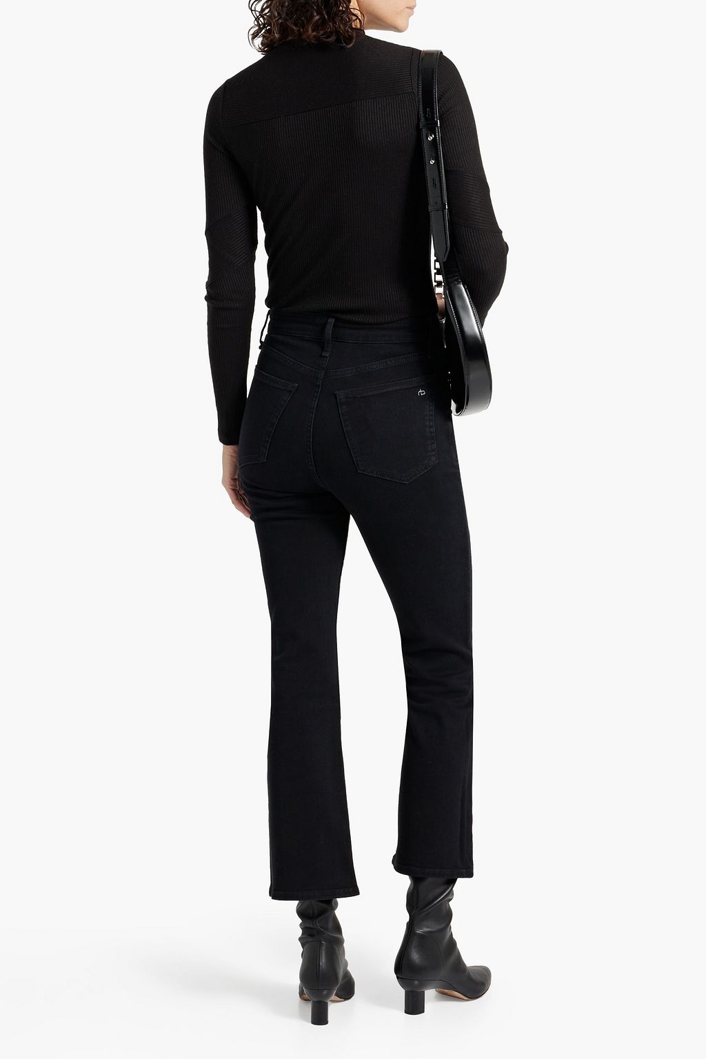 RAG & BONE Casey cropped high-rise flared jeans