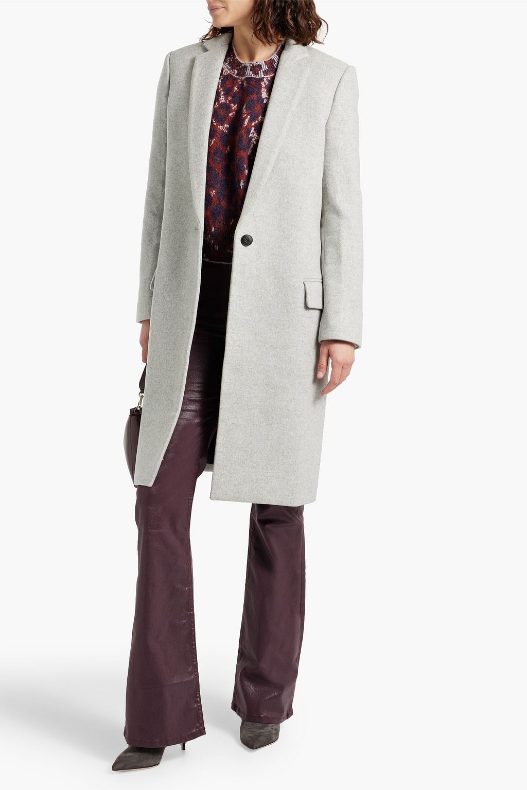 RAG & BONE Ava wool-blend felt coat