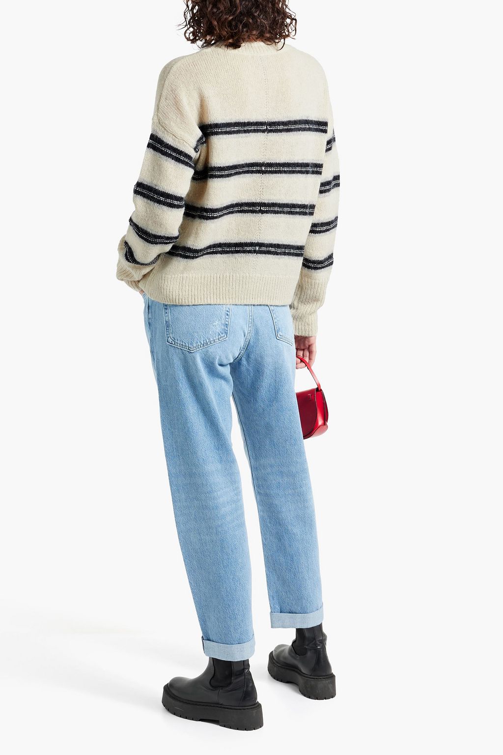 RAG & BONE Kelly striped intarsia-knit sweater
