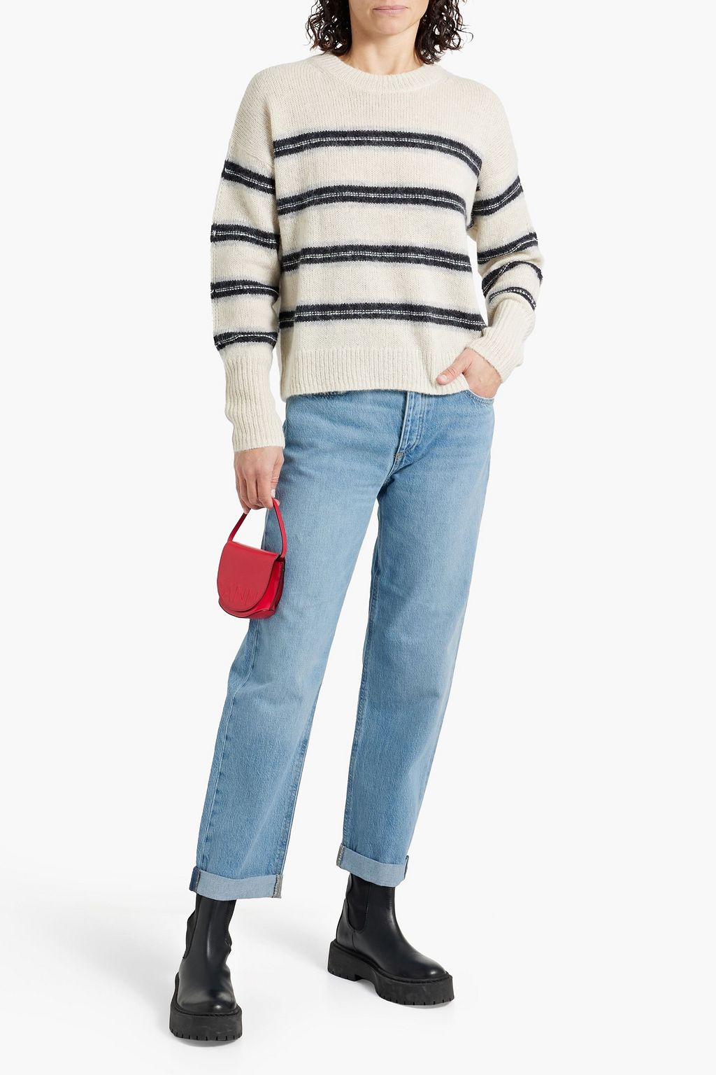 RAG & BONE Dre cropped faded boyfriend jeans