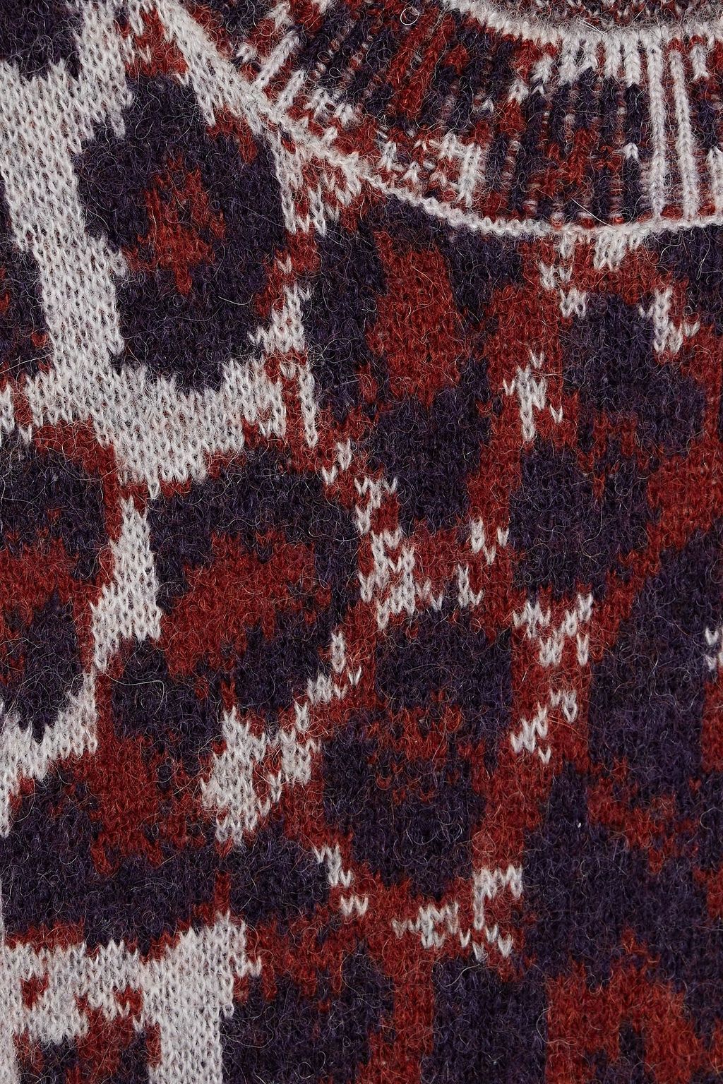 RAG & BONE Sarah leopard-print jacquard-knit sweater