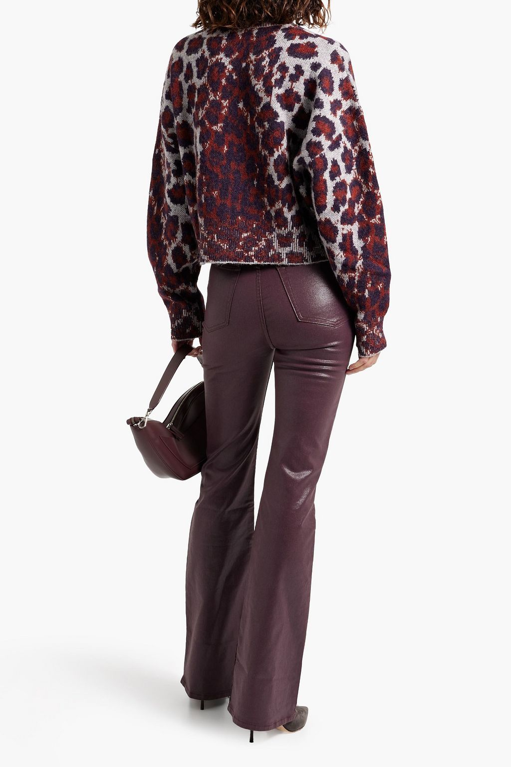 RAG & BONE Sarah leopard-print jacquard-knit sweater