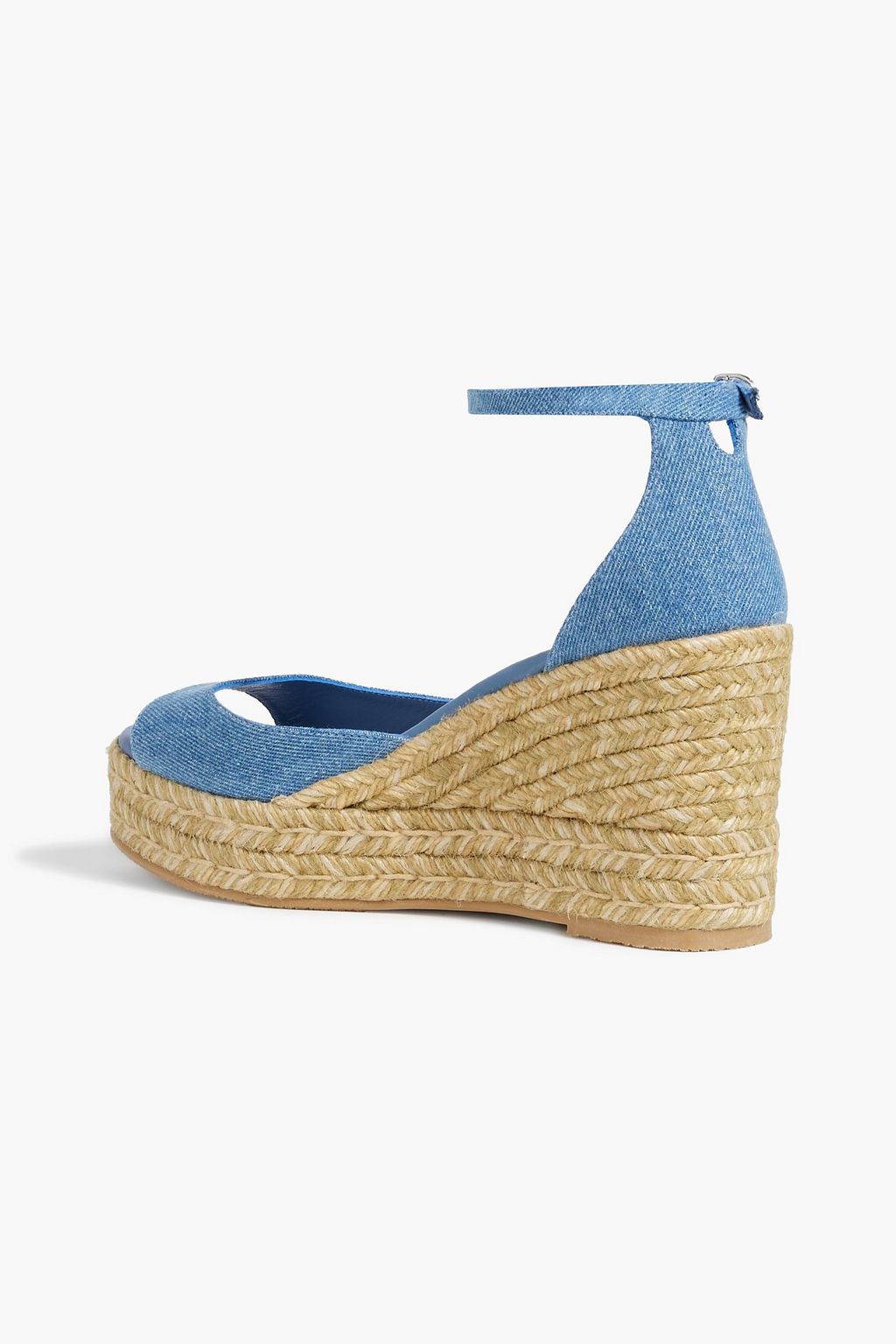 STUART WEITZMAN デニム エスパドリーユウェッジサンダル