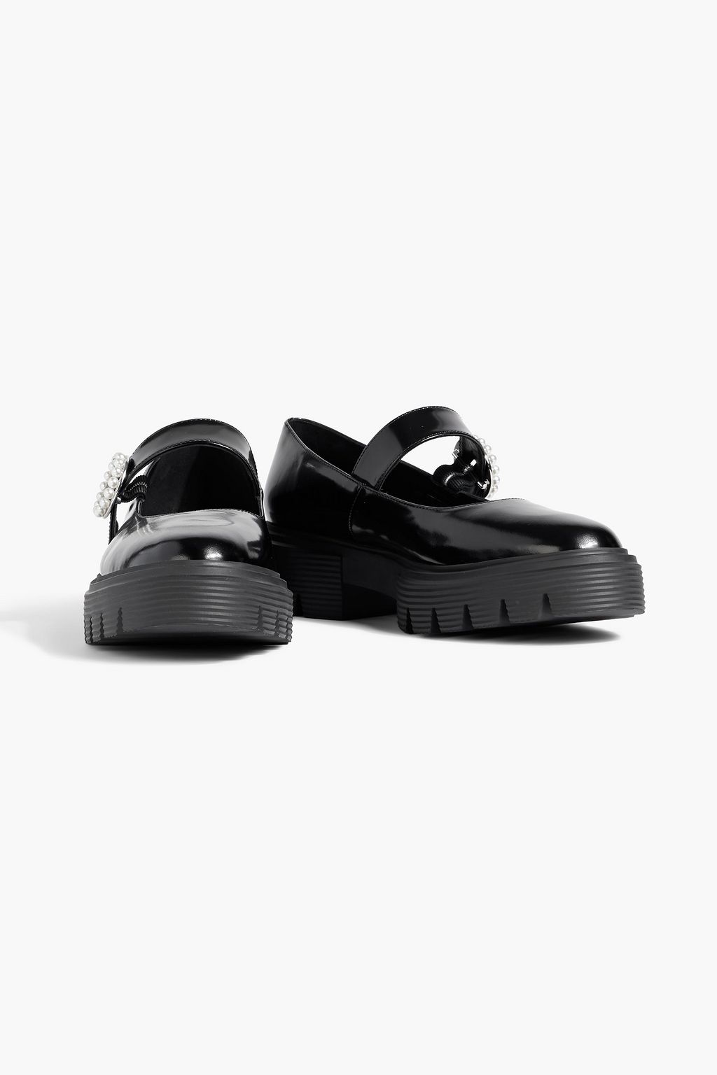 STUART WEITZMAN Nolita レザー プラットフォームローファー