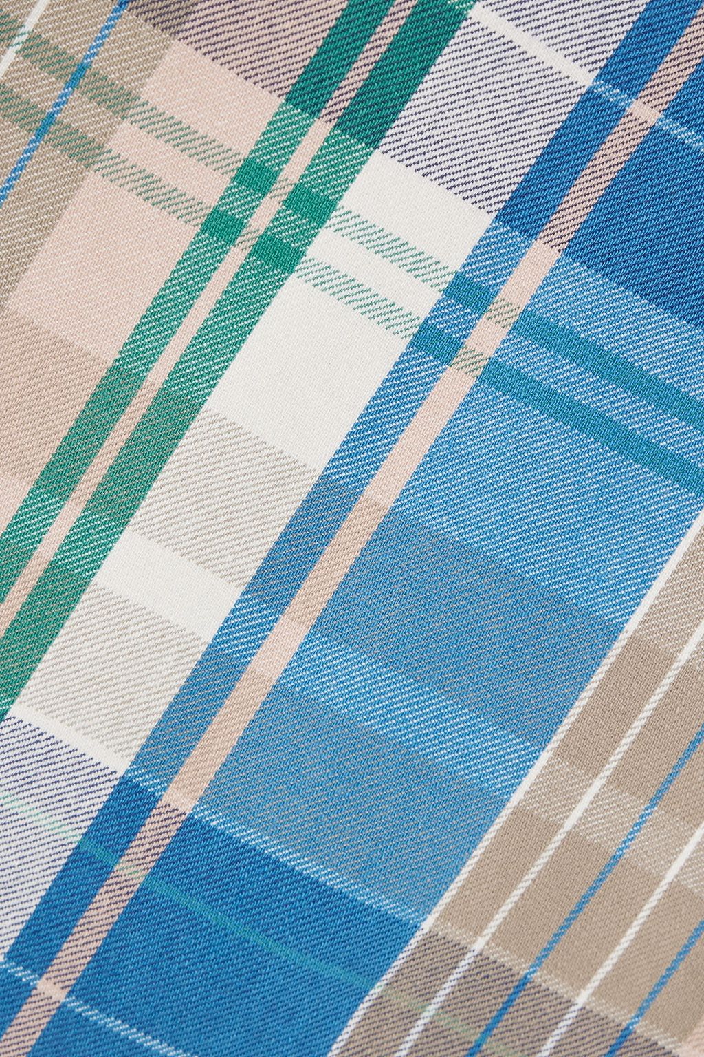 ALEX MILL Checked cotton-twill shirt