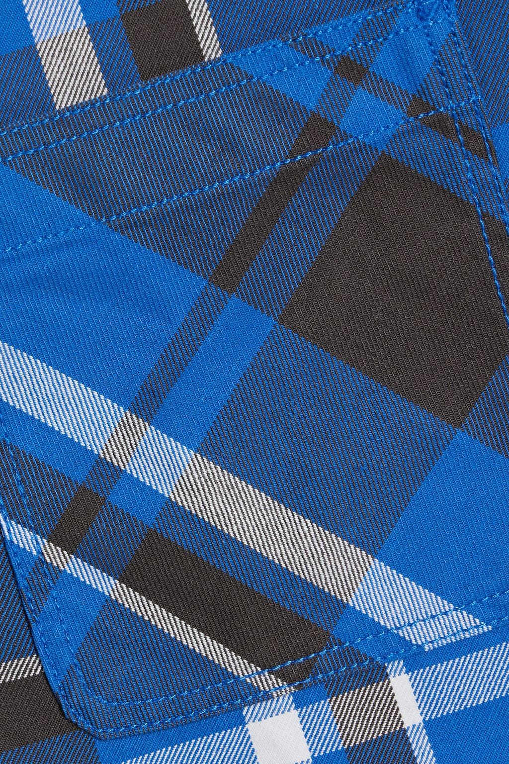 ALEX MILL Checked cotton-twill shirt