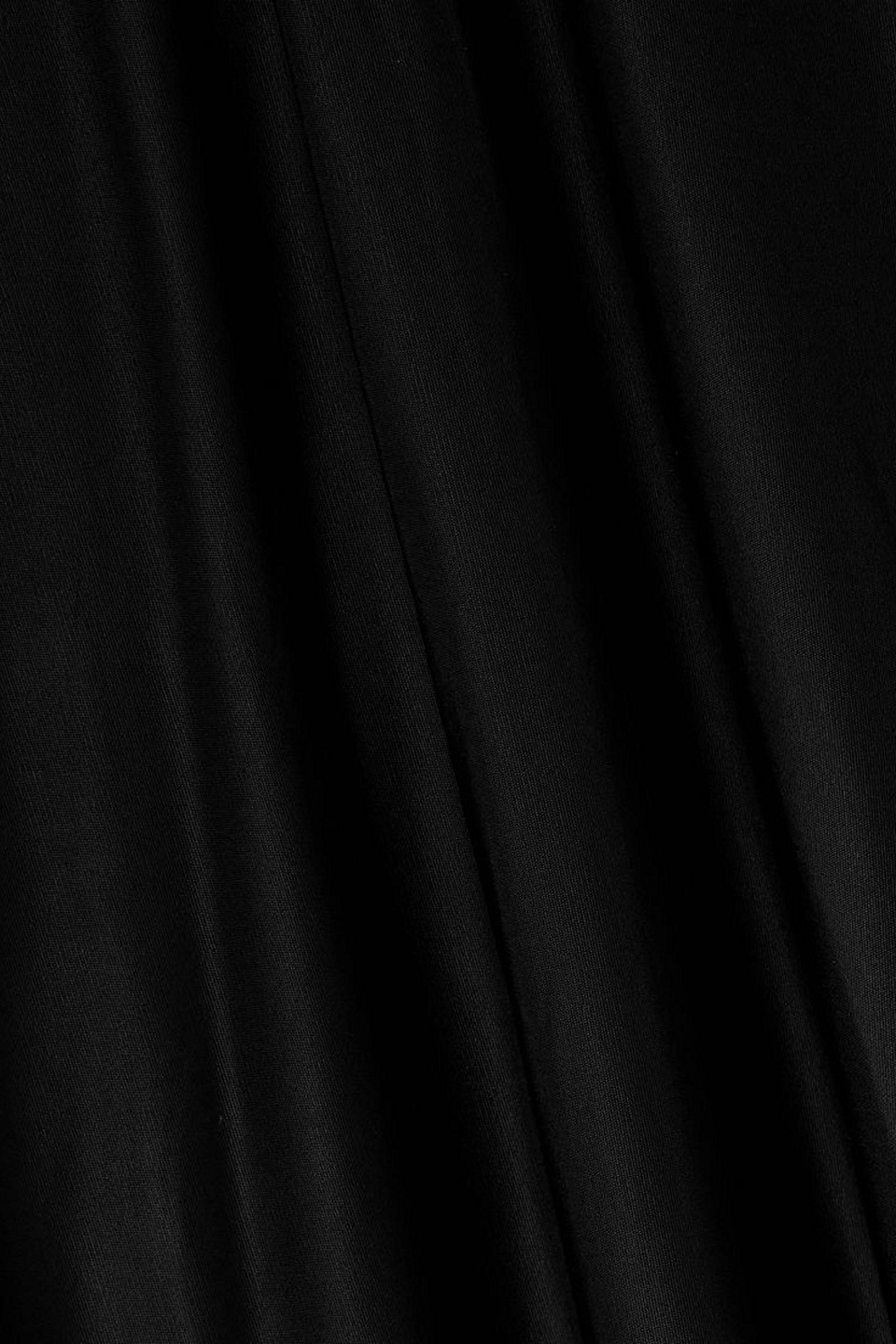Rabanne Draped Stretch-jersey Midi Dress In Black