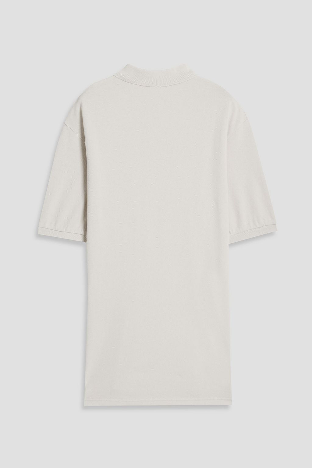 ISABEL MARANT Embroidered cotton-piqué polo shirt