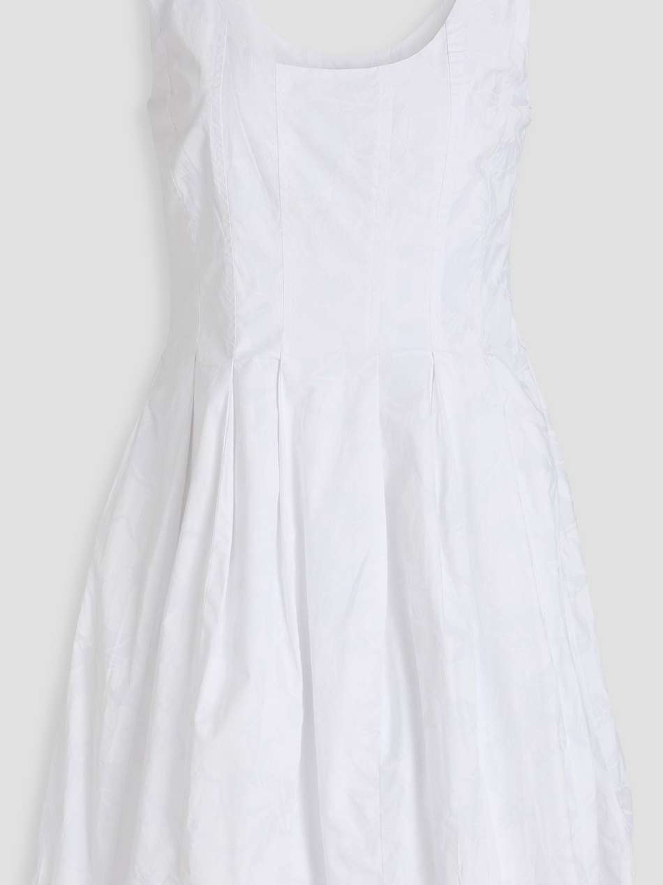 jade floral-print cotton-poplin mini dress