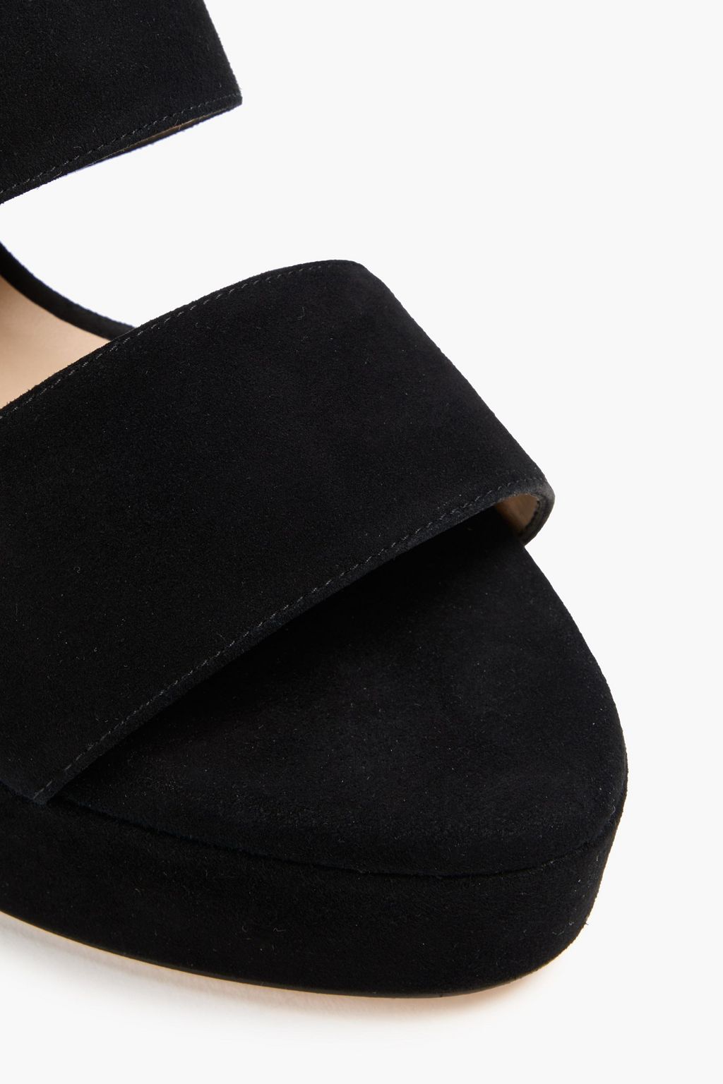 STUART WEITZMAN Ono スエード スリングバック プラットフォームサンダル