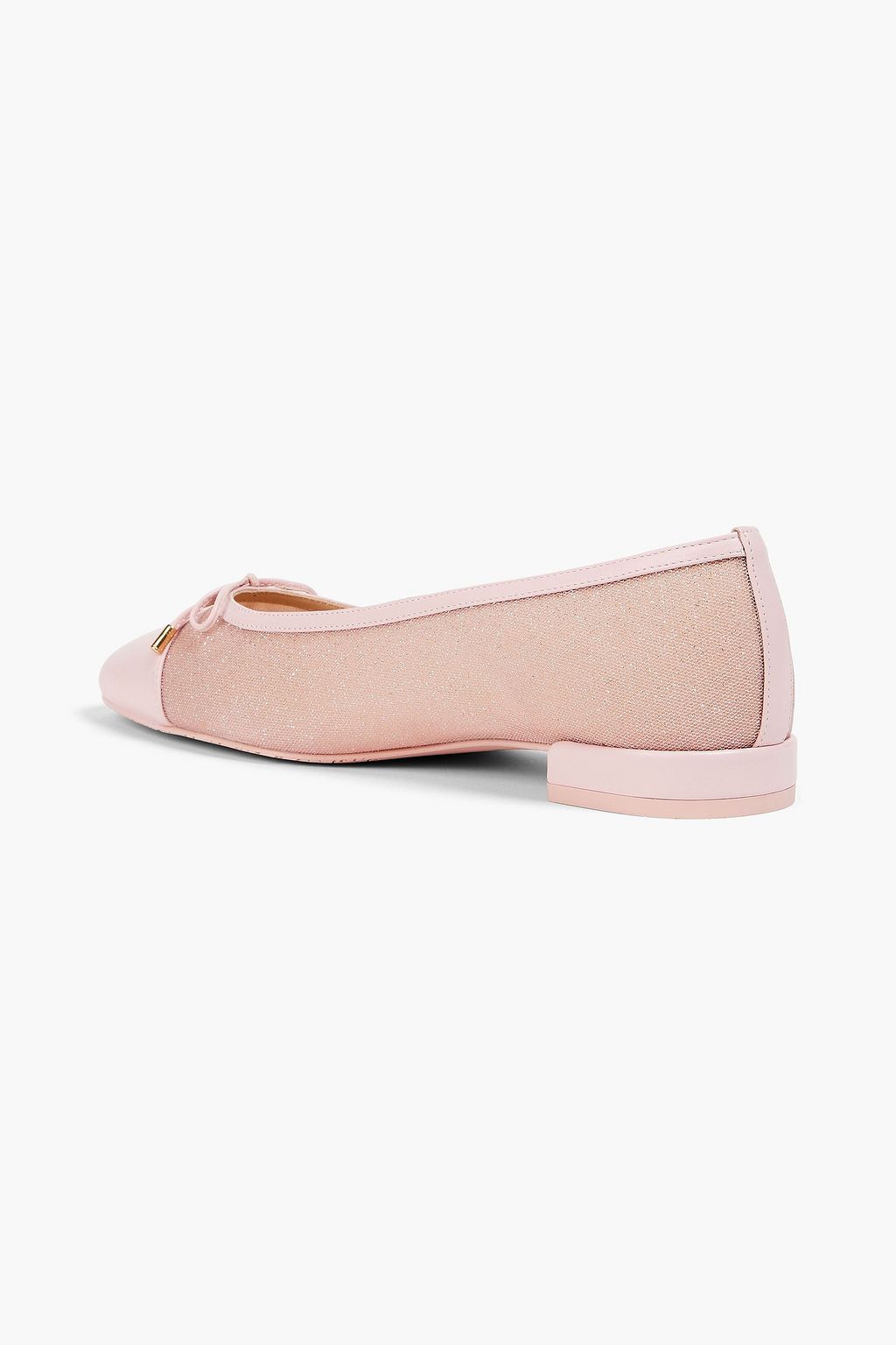 STUART WEITZMAN Sleek メッシュ フラットバレエシューズ グリッター加工