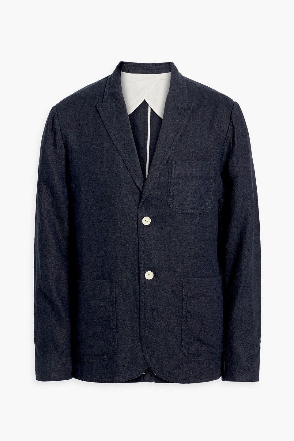 Alex Mill Linen Blazer In Navy