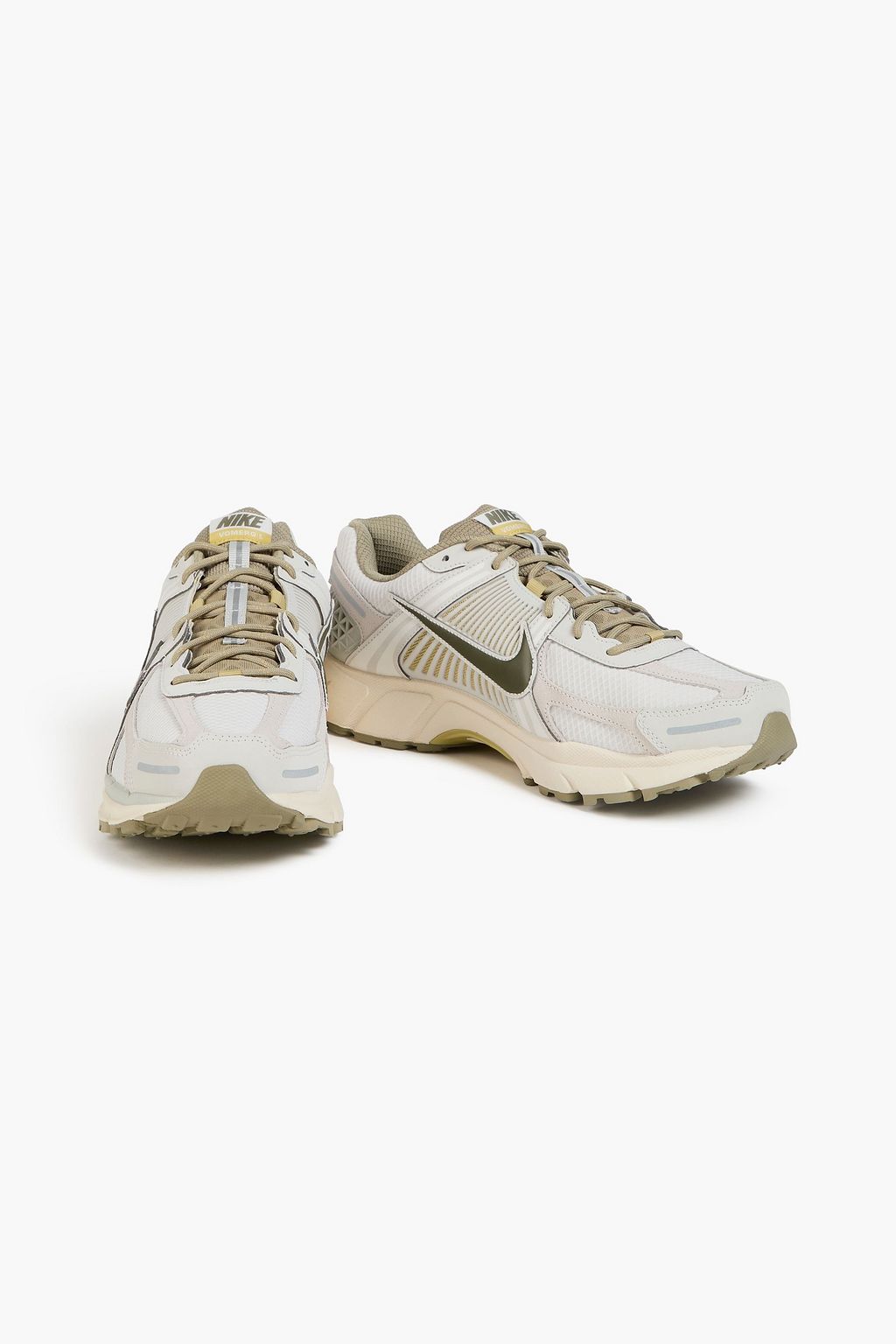 NIKE Zoom Vomero 5 suede-trimmed leather, rubber and mesh sneakers