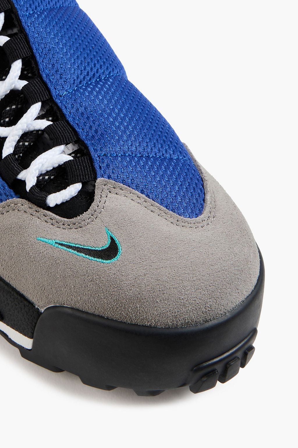NIKE حذاء سنيكرز "+ ساكاي ماجماسكيب" برقبة عالية من الشبك والجلد السويدي