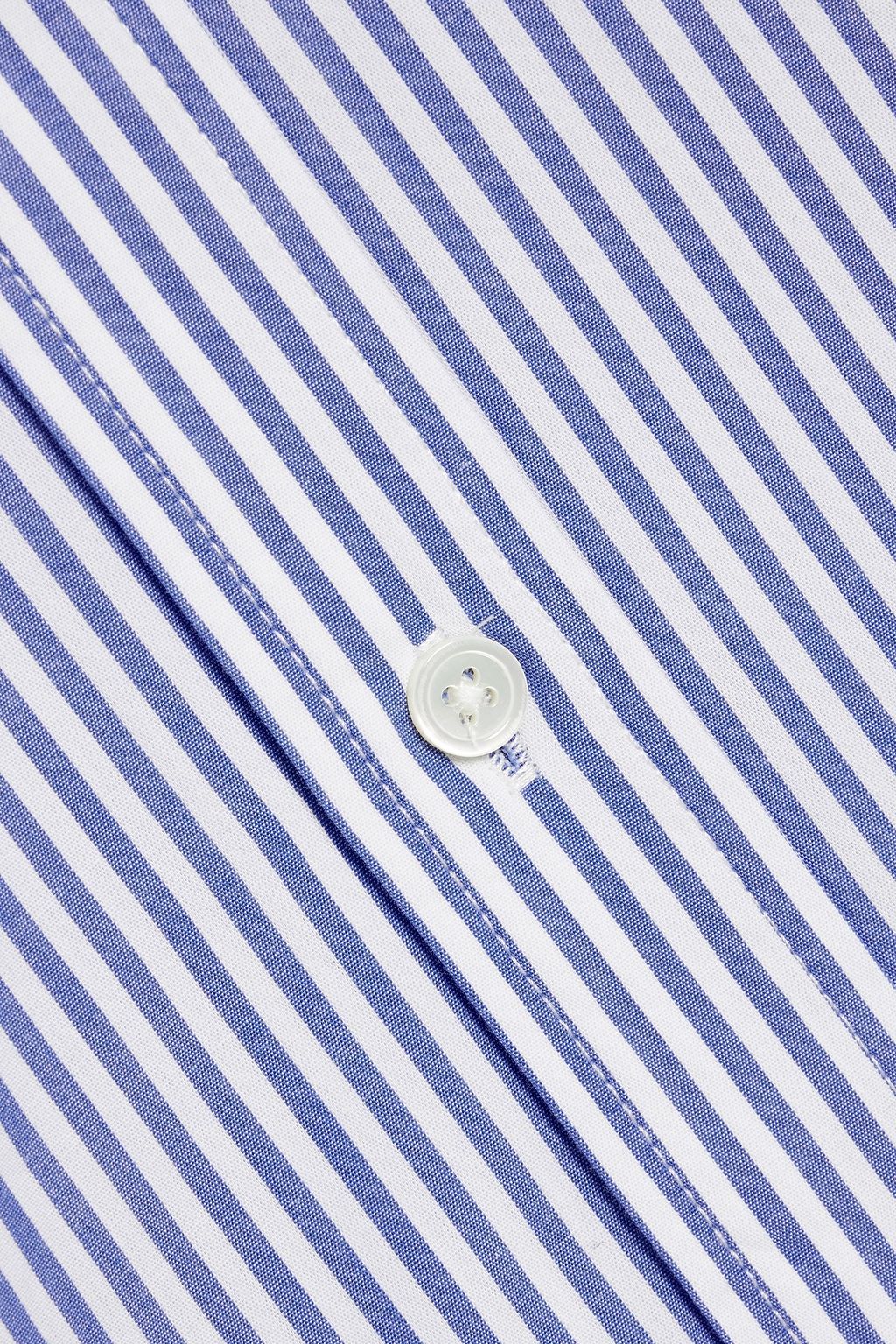 ALEX MILL Mill striped cotton-poplin shirt