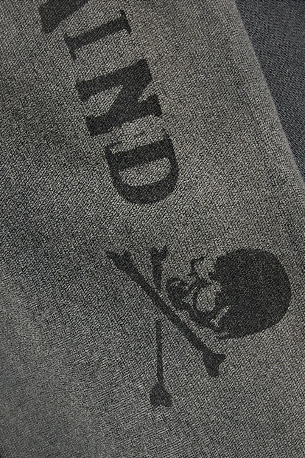 JOHN ELLIOTT + Mastermind distressed printed cotton-jersey T-shirt