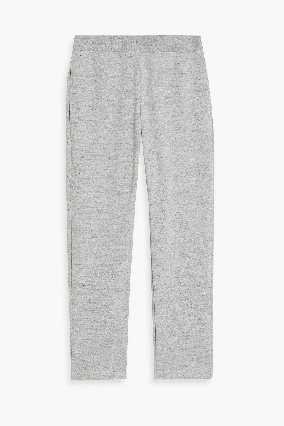 John Elliott Cotton And Cashmere-blend Fleece Sweatpants In Light Gray