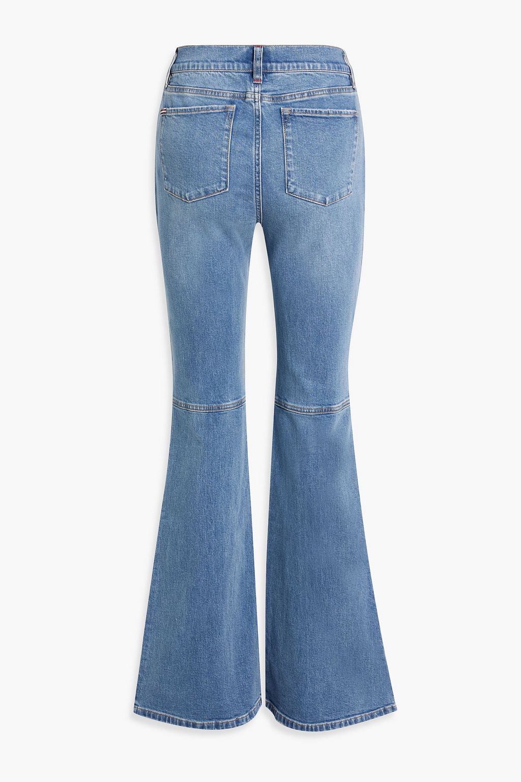 ALICE + OLIVIA JEANS بنطال جينز بحواف واسعة وبخصر مرتفع
