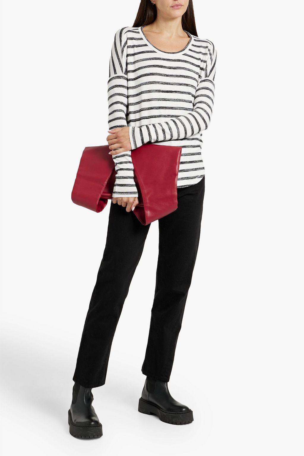 RAG & BONE Striped knitted top