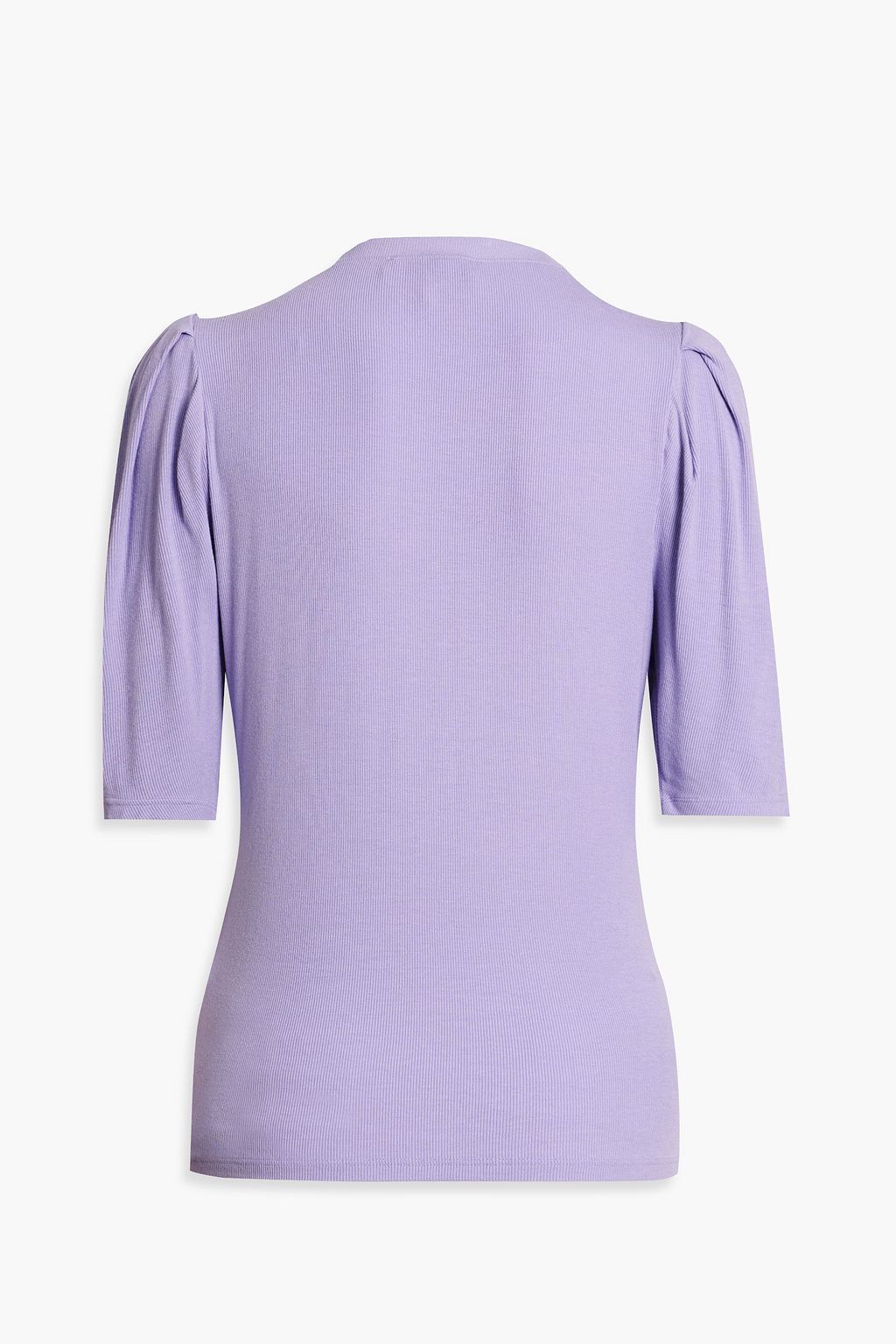 FRAME Ribbed stretch-modal jersey top