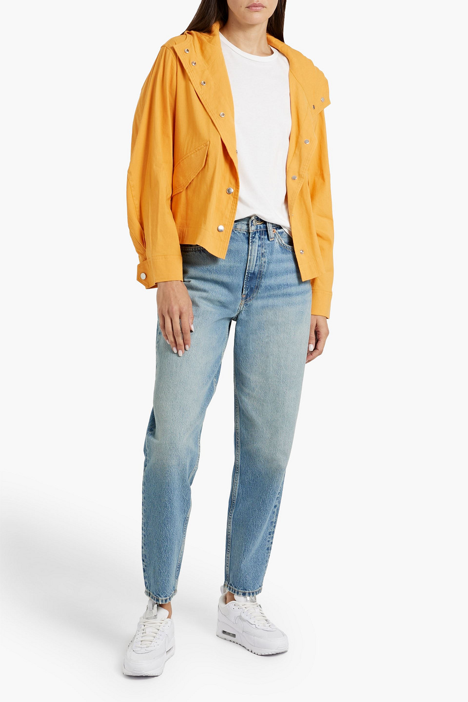 RAG & BONE LINEN-BLEND HOODED JACKET