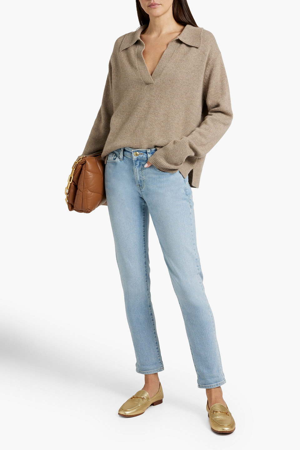 FRAME LE GARCON MID-RISE SKINNY JEANS