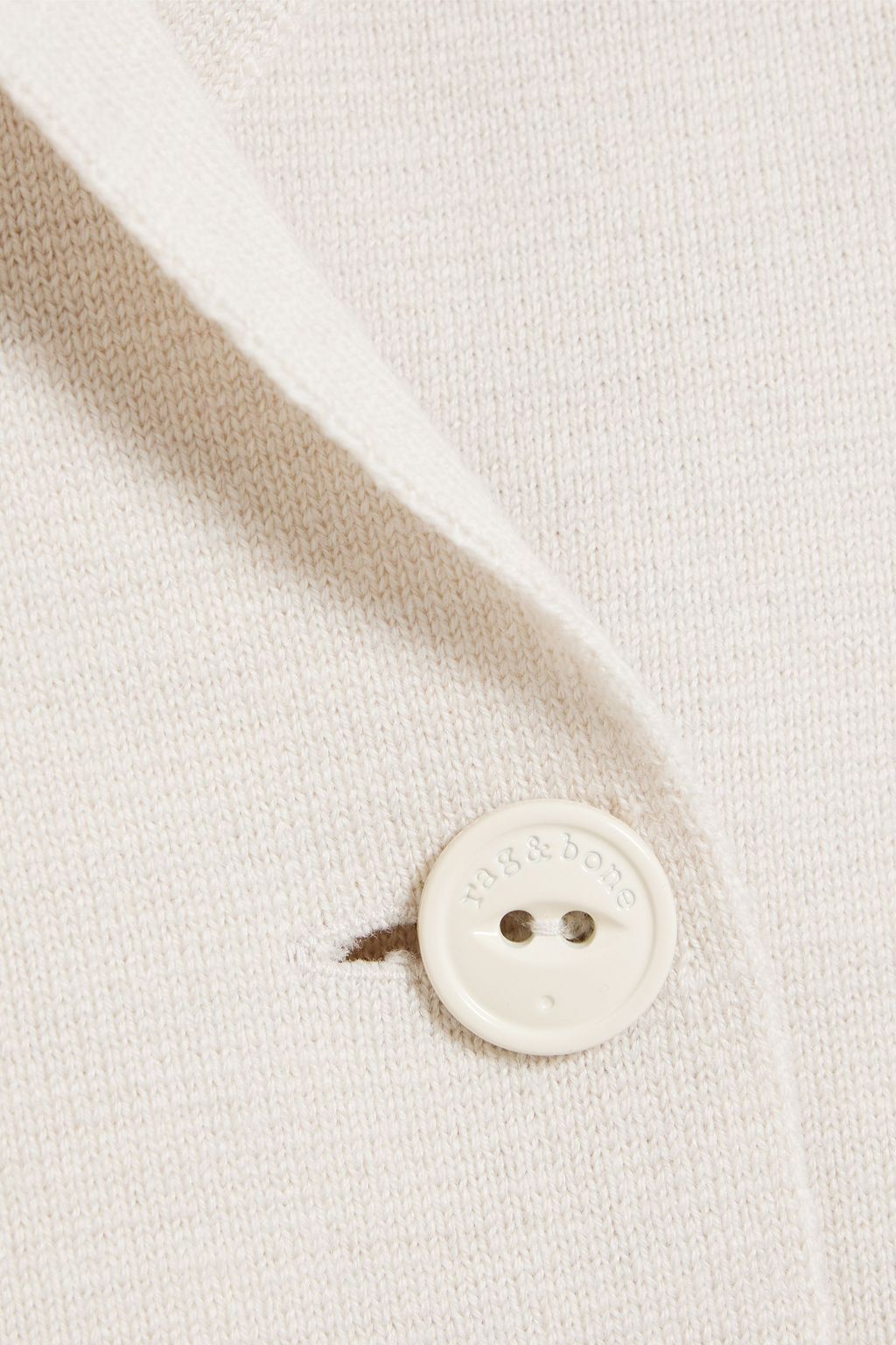 RAG & BONE Joy cropped double-breasted merino wool-blend blazer